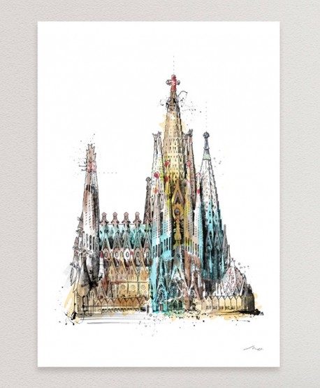 Art Print - Sagrada Familia