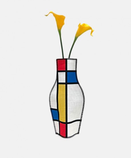Fabric Vase - Mondrian