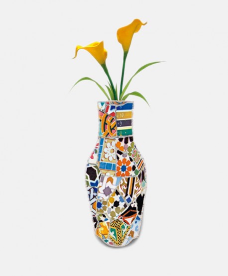 Fabric Vase - Trencadis Colors