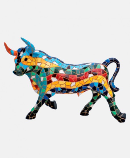 Bull with mosaics - 15 cm