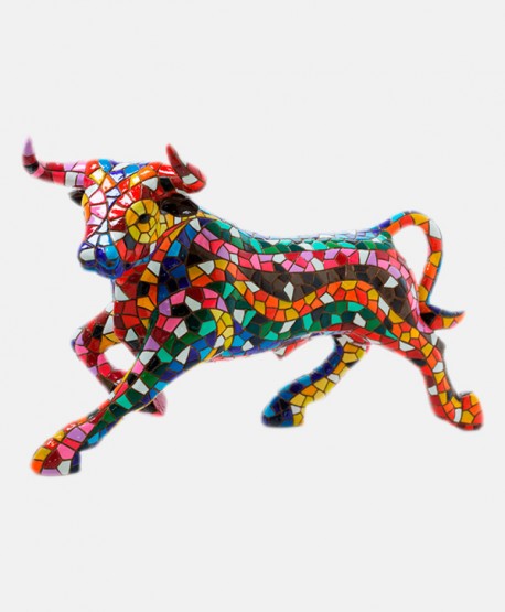 Bull Mosaics Multicolor New