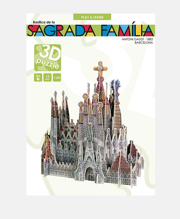Comorama cobre Un pan Compra Puzzles & Juegos | Puzzle 3 D Sagrada familia | Artgaudí Art Shop
