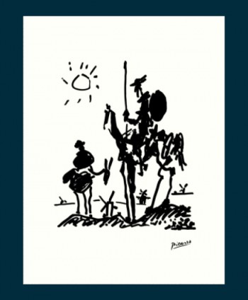 Don Quijote Picasso Poster