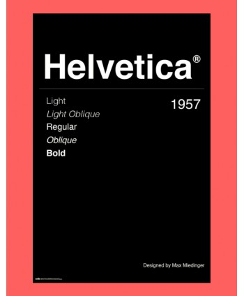 Póster Helvetica