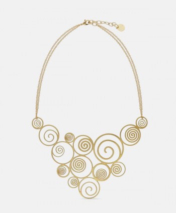 Spiral Necklace Gold