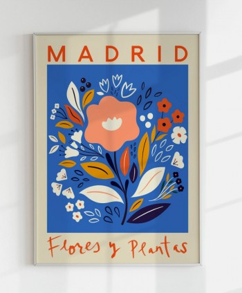 Poster Madrid Flower Market