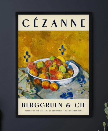 Art print Cézanne The Plate of Appels
