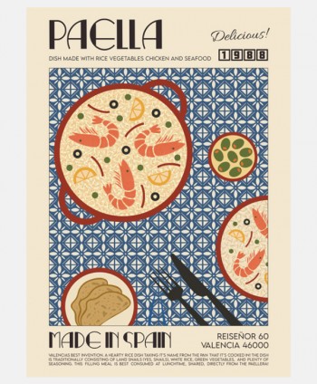 Lámina Paella