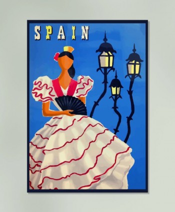 Art print Spain Travel Poster