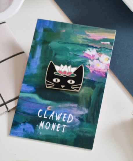 Pin - Clawed Monet Cat