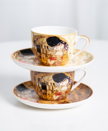Coffee Set - The Kiss Klimt