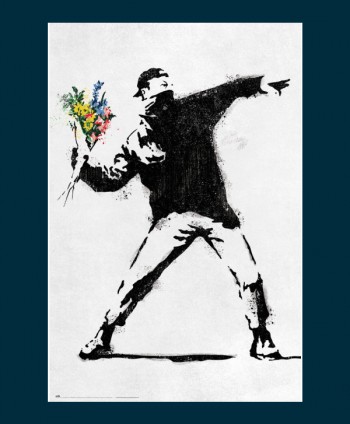 Póster The flower thrower